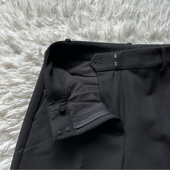 Jcrew Wide Leg Trouser In Four Season Stretch New With Tags Black Size 6 - Picture 5 of 12